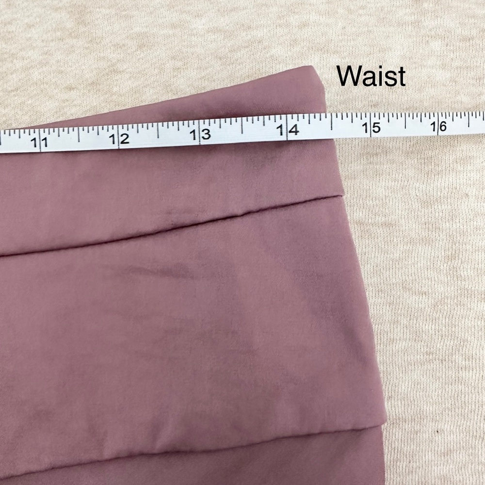 Free People Women’s Pink Satin Boho Runway Low Rise Polyester Skirt Size 6 - Picture 5 of 10
